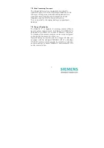 Preview for 9 page of Siemens SIMEAS P 7KG7550 Operating Instructions Manual