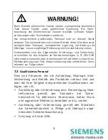 Preview for 7 page of Siemens SIMEAS P 7KG7750 Operating Instructions Manual