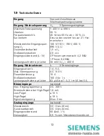 Preview for 15 page of Siemens SIMEAS P 7KG7750 Operating Instructions Manual