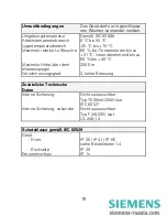 Preview for 20 page of Siemens SIMEAS P 7KG7750 Operating Instructions Manual