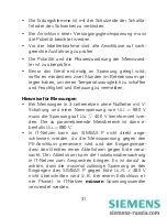 Preview for 33 page of Siemens SIMEAS P 7KG7750 Operating Instructions Manual