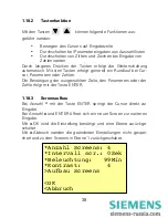 Preview for 40 page of Siemens SIMEAS P 7KG7750 Operating Instructions Manual