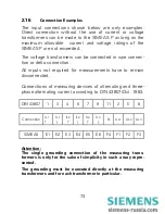 Preview for 75 page of Siemens SIMEAS P 7KG7750 Operating Instructions Manual