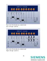 Preview for 78 page of Siemens SIMEAS P 7KG7750 Operating Instructions Manual
