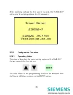 Preview for 80 page of Siemens SIMEAS P 7KG7750 Operating Instructions Manual