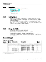 Предварительный просмотр 110 страницы Siemens SIMOCODE pro Programming And Operating Manual