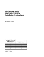 Preview for 3 page of Siemens SIMODRIVE 611-D Installation Instructions Manual