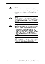 Предварительный просмотр 14 страницы Siemens SIMODRIVE 611 universal Function Manual