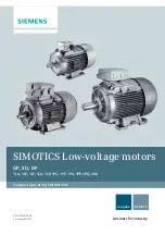 Preview for 3 page of Siemens SIMOTICS 1LA Compact Operating Instructions