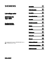 Предварительный просмотр 3 страницы Siemens SIMOTICS FD 1LL1 Operating Instructions & Installation Instructions