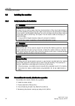 Предварительный просмотр 72 страницы Siemens SIMOTICS FD 1LL1 Operating Instructions & Installation Instructions