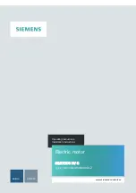 Preview for 1 page of Siemens Simotics HV C 1NA14544WA600AG0-Z Operating Instructions And Installation Instructions