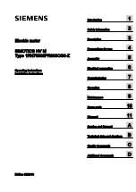 Preview for 3 page of Siemens SIMOTICS HV M Operating Instructions Manual