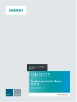 Siemens Simotics M-1FE1 Series Hardware Installation Manual предпросмотр