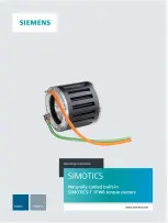 Siemens SIMOTICS-T 1FW6 Series Operating Instructions Manual preview