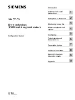 Preview for 3 page of Siemens SIMOTICS T-1FW68 Configuration Manual