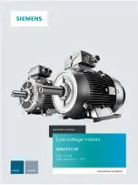 Siemens SIMOTICS XP Operating Instructions Manual preview