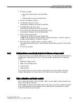 Preview for 163 page of Siemens SIMOTION D4x5-2 Operating Instructions Manual