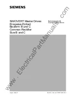 Предварительный просмотр 53 страницы Siemens SIMOVERT 6SE7024-1EB85-0AA0 Operating Instructions Manual