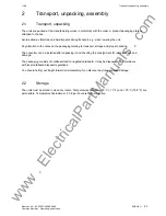 Предварительный просмотр 63 страницы Siemens SIMOVERT 6SE7024-1EB85-0AA0 Operating Instructions Manual