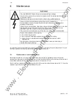 Предварительный просмотр 85 страницы Siemens SIMOVERT 6SE7024-1EB85-0AA0 Operating Instructions Manual