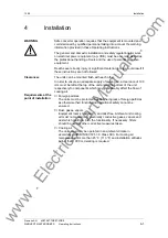 Preview for 39 page of Siemens SIMOVERT MASTERDRIVES 6SE70 P Series Manual