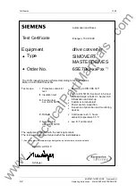 Preview for 52 page of Siemens SIMOVERT MASTERDRIVES 6SE70 P Series Manual