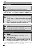 Preview for 16 page of Siemens Simovert P 6SE21 Series Operating Instructions Manual