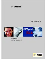 Siemens SIMpad SL4 User Manual preview