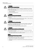 Preview for 8 page of Siemens SINAMIC G130 Operating Instructions Manual