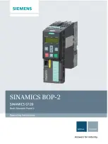 Preview for 1 page of Siemens SINAMICS BOP-2 Operating Instructions Manual