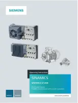 Preview for 1 page of Siemens Sinamics CU240D-2 DP Operating Instructions Manual