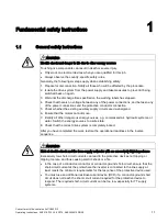 Preview for 13 page of Siemens Sinamics CU240D-2 DP Operating Instructions Manual