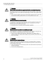 Preview for 14 page of Siemens Sinamics CU240D-2 DP Operating Instructions Manual