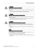 Preview for 15 page of Siemens Sinamics CU240D-2 DP Operating Instructions Manual