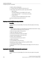 Preview for 294 page of Siemens Sinamics CU240D-2 DP Operating Instructions Manual