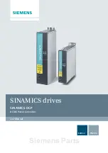 Siemens sinamics dcp Manual предпросмотр