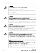 Preview for 10 page of Siemens SINAMICS G110D Operating Instructions Manual