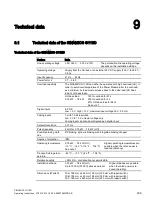 Preview for 209 page of Siemens SINAMICS G110D Operating Instructions Manual