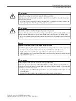 Предварительный просмотр 15 страницы Siemens SINAMICS G110M Operating Instructions Manual