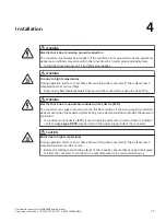 Предварительный просмотр 39 страницы Siemens SINAMICS G110M Operating Instructions Manual