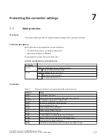 Предварительный просмотр 147 страницы Siemens SINAMICS G110M Operating Instructions Manual