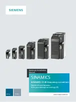 Siemens SINAMICS G12 Hardware Installation Manual предпросмотр