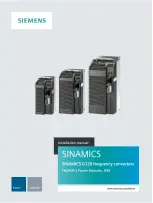 Siemens SINAMICS G120 PM240P-2 Installation Manual предпросмотр