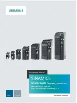 Preview for 1 page of Siemens SINAMICS G120 Installation Manual