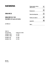 Preview for 3 page of Siemens SINAMICS G120 List Manual