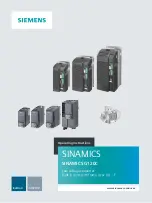 Preview for 1 page of Siemens SINAMICS G120C Operating Instructions Manual