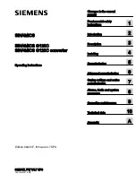 Preview for 3 page of Siemens SINAMICS G120C Operating Instructions Manual