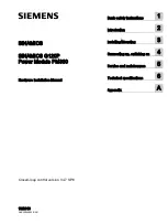 Preview for 3 page of Siemens SINAMICS G120P PM330 Installation Manuals