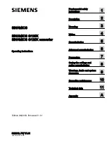 Preview for 3 page of Siemens SINAMICS G120X Operating Instructions Manual